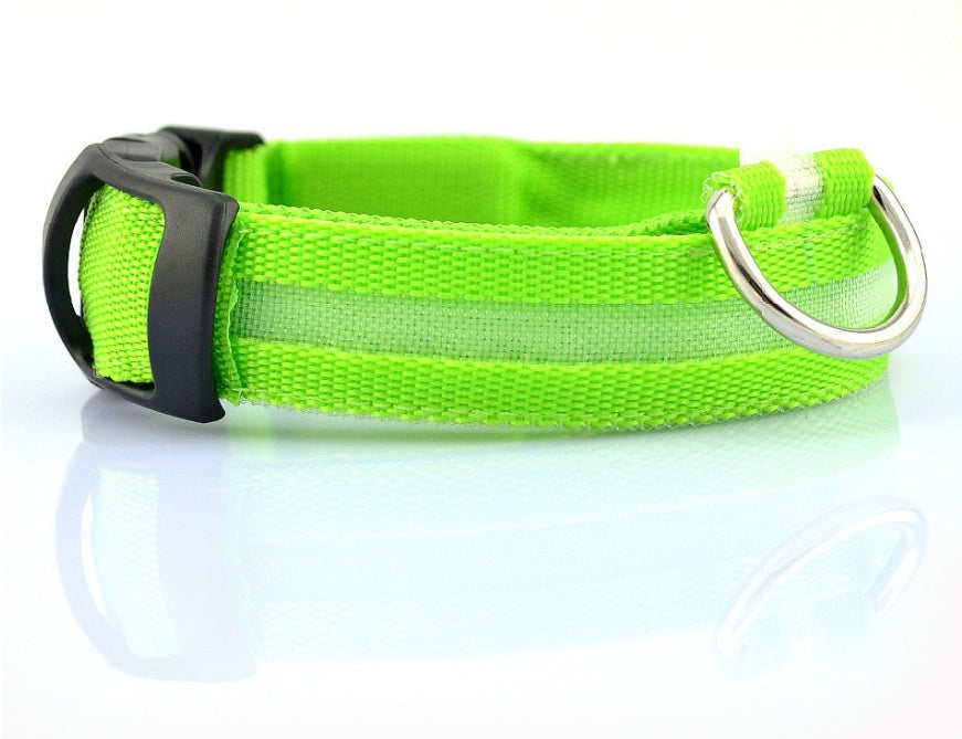 Collare LED Luminoso per Cani e Gatti 🌟🐾 – Sicurezza Notturna