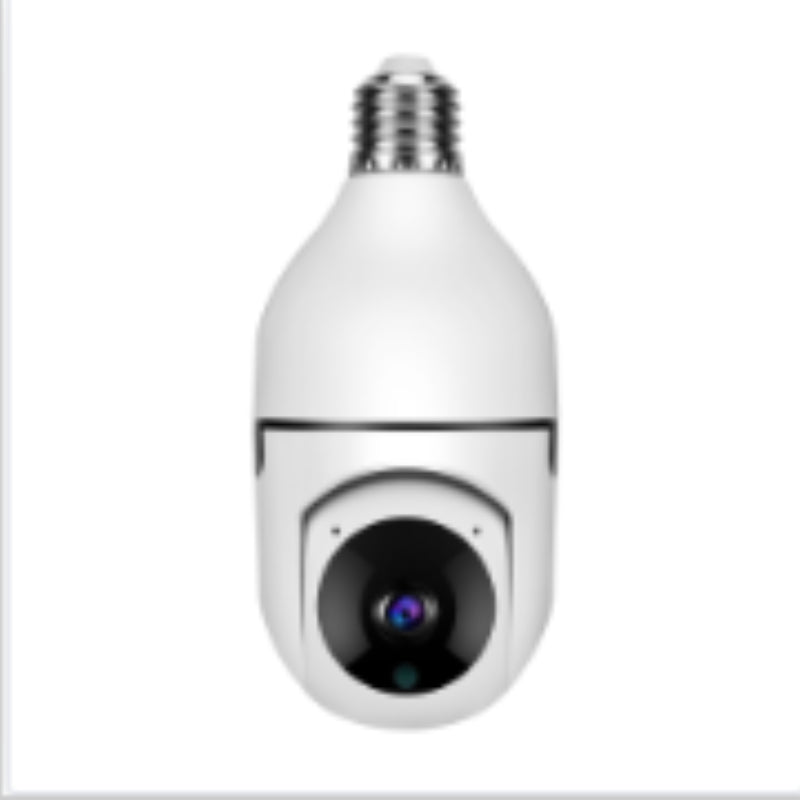 Telecamera WiFi 1080P a Forma di Lampadina – Zoom 4X, Monitoraggio Casa, Allarme, Compatibile 5G WiFi