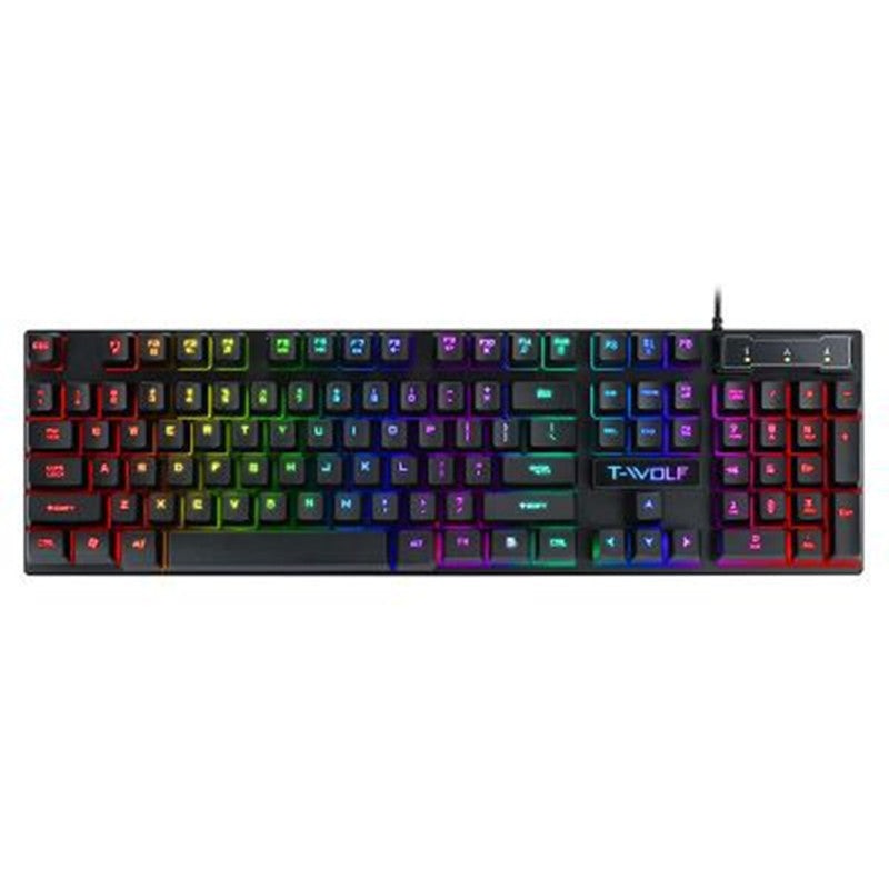 Tastiera Gaming USB Retroilluminata – Design Floating, Illuminazione LED
