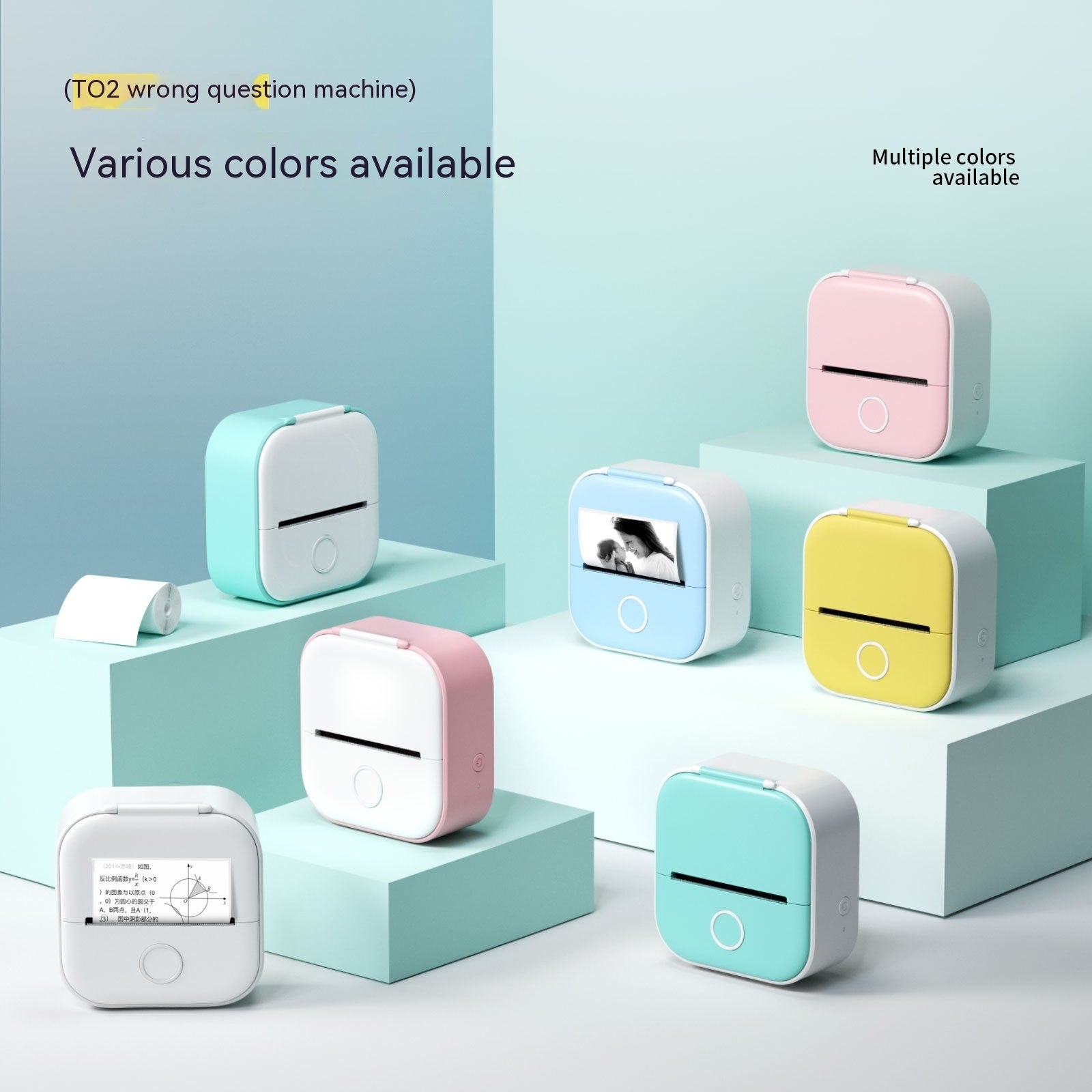 Mini Stampante Termica Portatile – Bluetooth, Etichette, Foto e Appunti