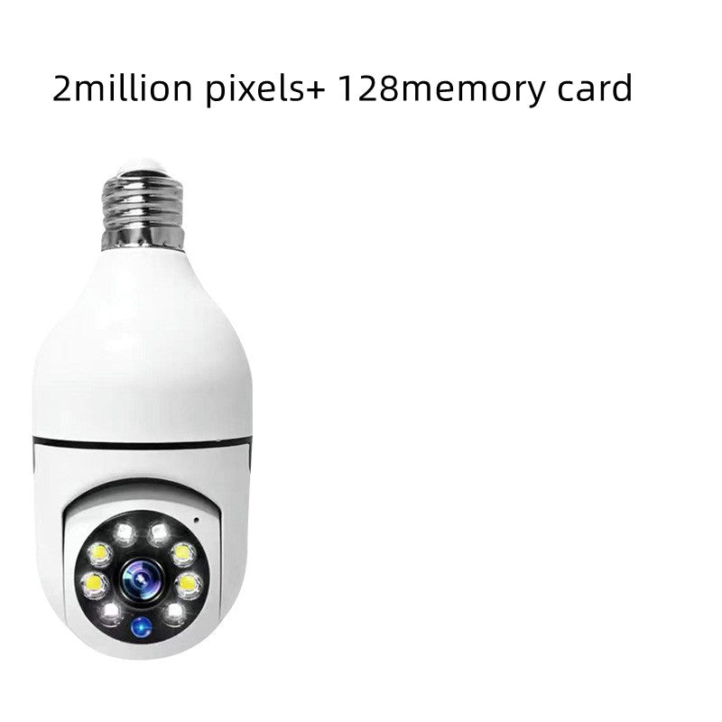 Telecamera WiFi 1080P a Forma di Lampadina – Zoom 4X, Monitoraggio Casa, Allarme, Compatibile 5G WiFi