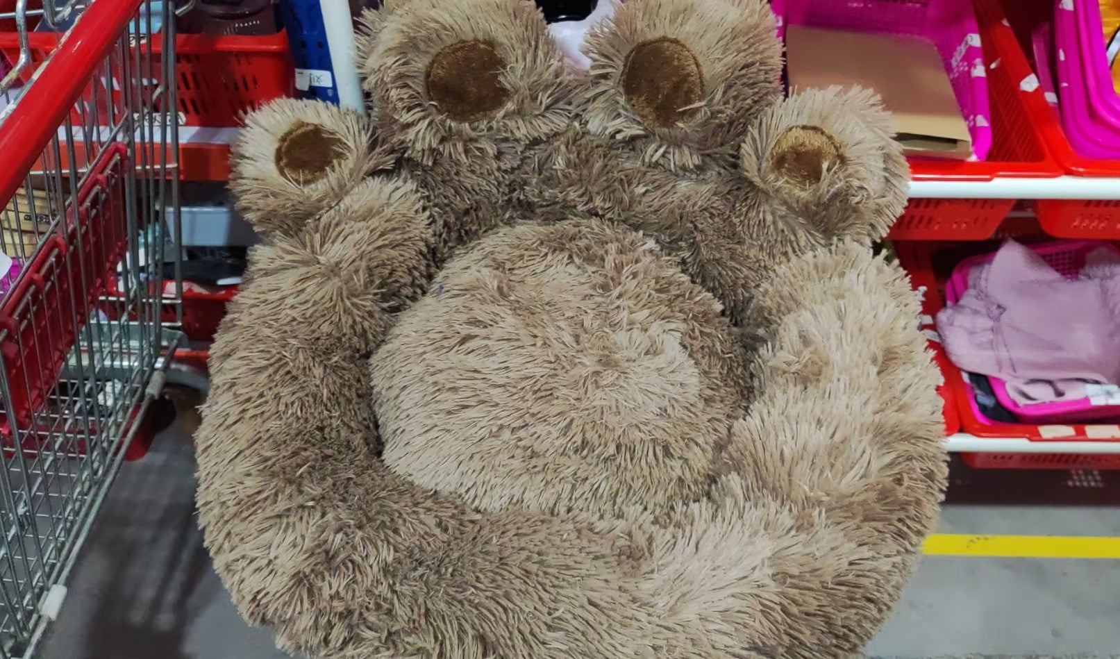 Cuccia Calda per Cani 🐶 – Letto Foderato in Pile per Taglia Media e Grande