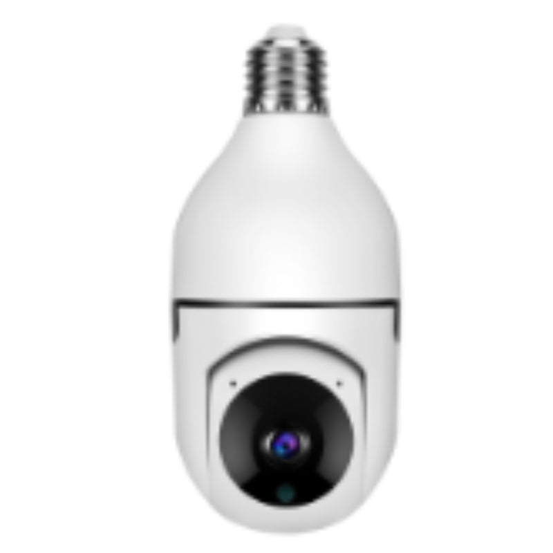 Telecamera WiFi 1080P a Forma di Lampadina – Zoom 4X, Monitoraggio Casa, Allarme, Compatibile 5G WiFi